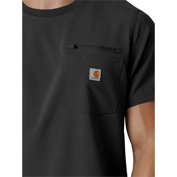 Carhartt Scrubs - Force Cross-Flex - Men's Two-Pocket Cre... - Carhartt Scrubs - Force Cross-Flex - Men's Two-Pocket Cre... - Image 1 of 13