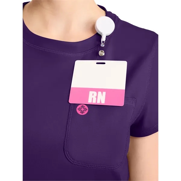 Med Couture - MC AMP KNIT - Women's 2-Pocket Crew Neck Tee - Med Couture - MC AMP KNIT - Women's 2-Pocket Crew Neck Tee - Image 5 of 17