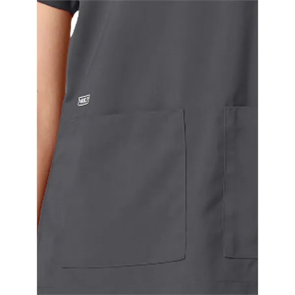 Parkley ABC - Women's Two-Pocket TESS Mandarin Mock Wrap Top - Parkley ABC - Women's Two-Pocket TESS Mandarin Mock Wrap Top - Image 5 of 14