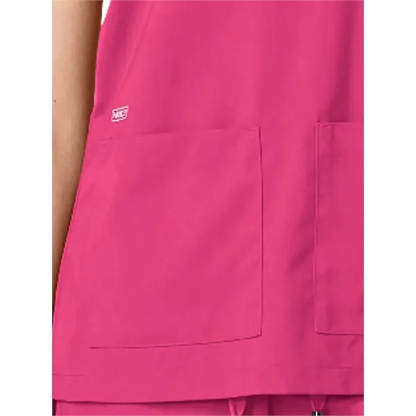 Parkley ABC - Women's Two-Pocket TESS Mandarin Mock Wrap Top - Parkley ABC - Women's Two-Pocket TESS Mandarin Mock Wrap Top - Image 9 of 14