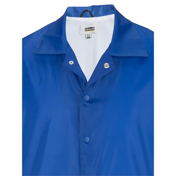 Edwards Layering - Unisex 2-Pocket Coach's Jacket - Edwards Layering - Unisex 2-Pocket Coach's Jacket - Image 9 of 10