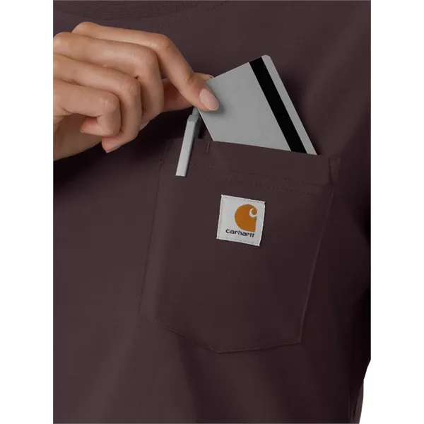 Carhartt Scrubs - Women's One-Pocket Crew Neck Long Sleev... - Carhartt Scrubs - Women's One-Pocket Crew Neck Long Sleev... - Image 5 of 20
