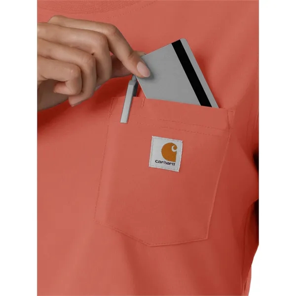 Carhartt Scrubs - Women's One-Pocket Crew Neck Long Sleev... - Carhartt Scrubs - Women's One-Pocket Crew Neck Long Sleev... - Image 9 of 20