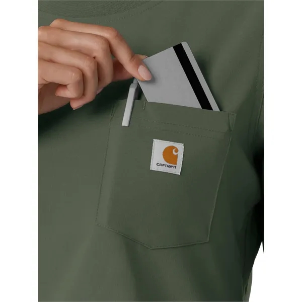 Carhartt Scrubs - Women's One-Pocket Crew Neck Long Sleev... - Carhartt Scrubs - Women's One-Pocket Crew Neck Long Sleev... - Image 17 of 20