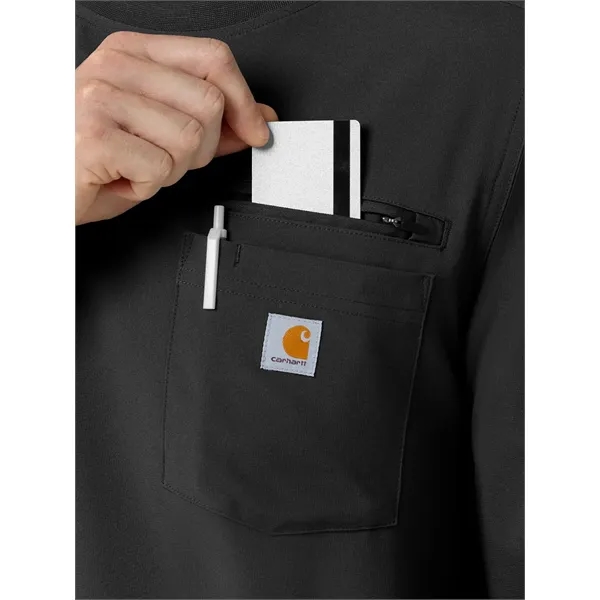 Carhartt Scrubs - Men's Two-Pocket Crew Neck Long Sleeve ... - Carhartt Scrubs - Men's Two-Pocket Crew Neck Long Sleeve ... - Image 2 of 16