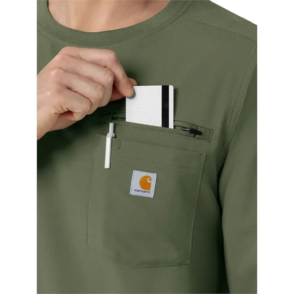Carhartt Scrubs - Men's Two-Pocket Crew Neck Long Sleeve ... - Carhartt Scrubs - Men's Two-Pocket Crew Neck Long Sleeve ... - Image 12 of 16