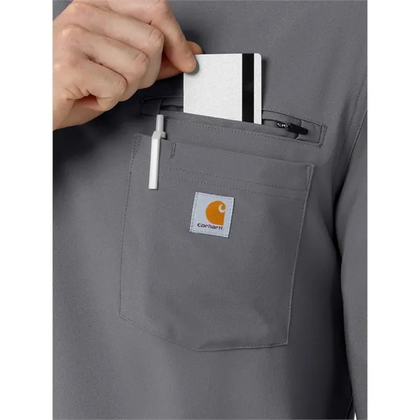Carhartt Scrubs - Men's Two-Pocket Crew Neck Long Sleeve ... - Carhartt Scrubs - Men's Two-Pocket Crew Neck Long Sleeve ... - Image 15 of 16