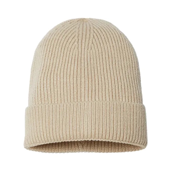 Atlantis Headwear Sustainable Fine Rib Cuffed Beanie - Atlantis Headwear Sustainable Fine Rib Cuffed Beanie - Image 8 of 18