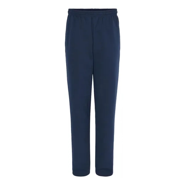 King Fashion Pocketed Open Bottom Sweatpants - King Fashion Pocketed Open Bottom Sweatpants - Image 1 of 2