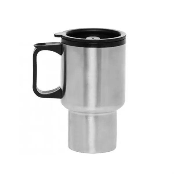 14 oz. Travel Mug Stainless Steel - 14 oz. Travel Mug Stainless Steel - Image 3 of 3