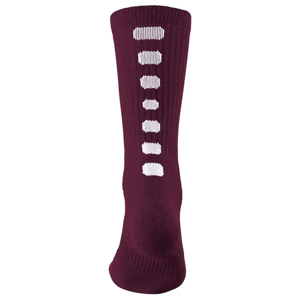 Augusta Sportswear Colorblocked Crew Socks - Augusta Sportswear Colorblocked Crew Socks - Image 4 of 12