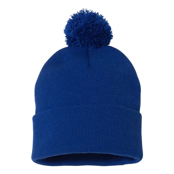 Sportsman 12" Pom-Pom Cuffed Beanie - Sportsman 12" Pom-Pom Cuffed Beanie - Image 42 of 48