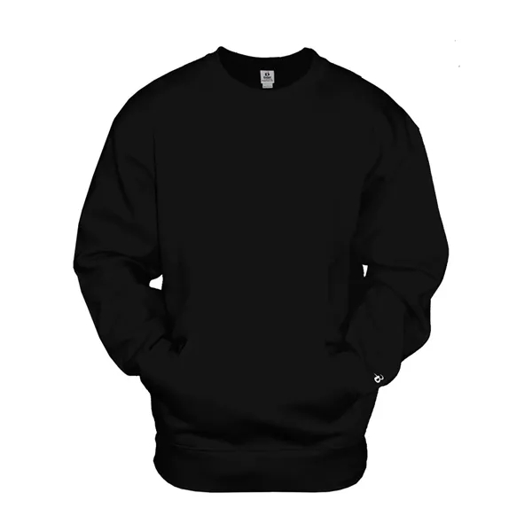 Badger Unisex Pocket Crewneck Sweatshirt