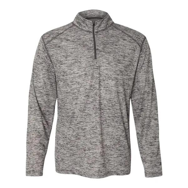 Badger Men's Tonal Blend Quarter-Zip Pullover - Badger Men's Tonal Blend Quarter-Zip Pullover - Image 3 of 8