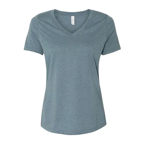 BELLA + CANVAS Women's Relaxed Heather CVC V-Neck Tee - BELLA + CANVAS Women's Relaxed Heather CVC V-Neck Tee - Image 19 of 26