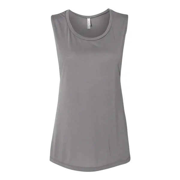 BELLA + CANVAS Women's Flowy Scoop Muscle Tank - BELLA + CANVAS Women's Flowy Scoop Muscle Tank - Image 60 of 82