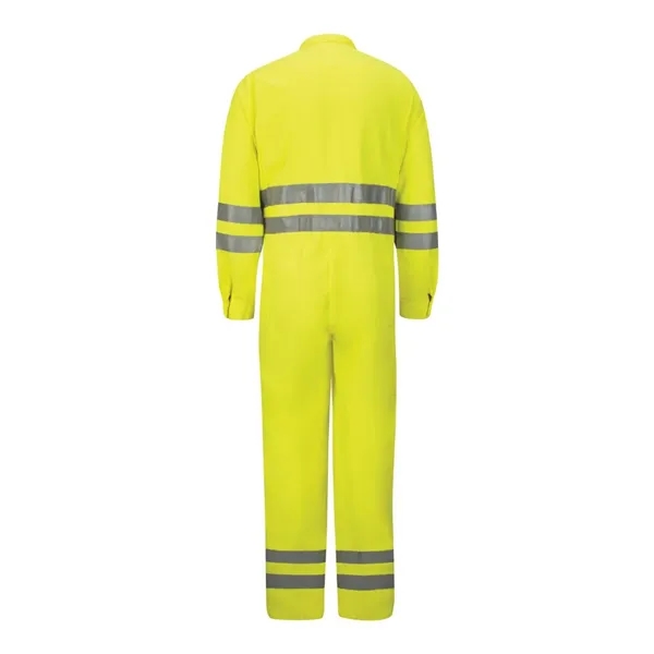 Bulwark Men's Hi-Vis Deluxe Coverall with Reflective Trim... - Bulwark Men's Hi-Vis Deluxe Coverall with Reflective Trim... - Image 2 of 2
