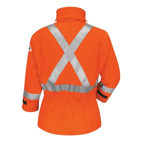 Bulwark Men's Long Deluxe Parka With Reflective Trim - EX... - Bulwark Men's Long Deluxe Parka With Reflective Trim - EX... - Image 4 of 6