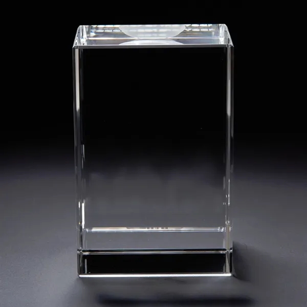 3D Crystal Block Large Award - 3D Crystal Block Large Award - Image 2 of 2