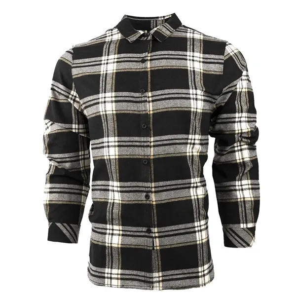 Burnside Women's No Pocket Yarn-Dyed Flannel Shirt - Burnside Women's No Pocket Yarn-Dyed Flannel Shirt - Image 1 of 7