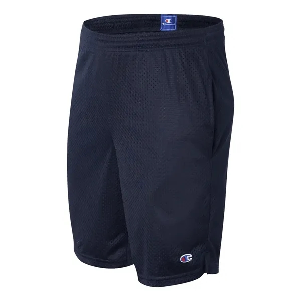 Champion Unisex Polyester Mesh 9" Shorts with Pockets - Champion Unisex Polyester Mesh 9" Shorts with Pockets - Image 17 of 21