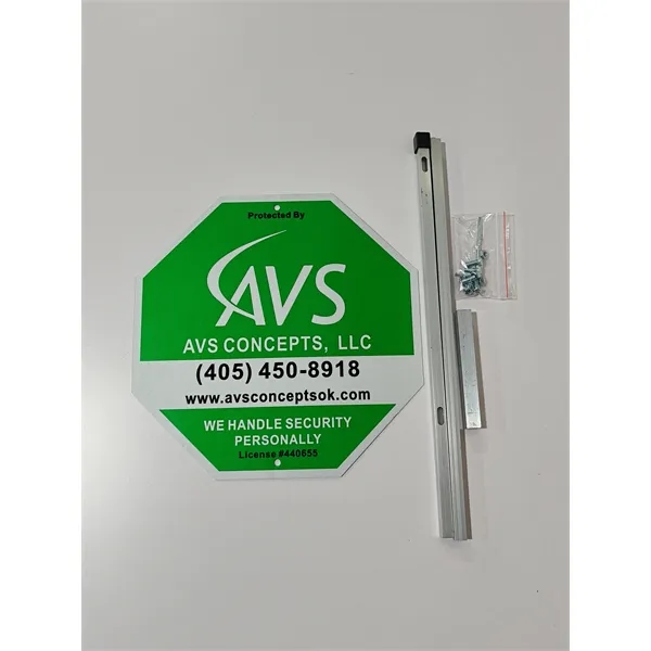 10in Aluminum Pole Yard Safety Sign Stakes Traffic Control - 10in Aluminum Pole Yard Safety Sign Stakes Traffic Control - Image 2 of 4