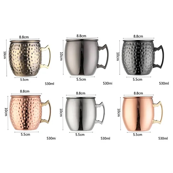 11.7/17.5 oz Stainless Steel Mule Handle Mug - 11.7/17.5 oz Stainless Steel Mule Handle Mug - Image 4 of 5