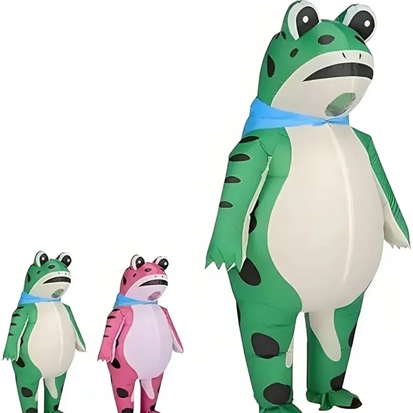 Inflatable Frog Costume for Adults & Kids - Inflatable Frog Costume for Adults & Kids - Image 0 of 4