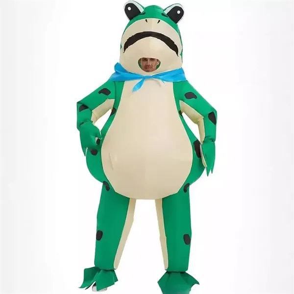 Inflatable Frog Costume for Adults & Kids - Inflatable Frog Costume for Adults & Kids - Image 2 of 4