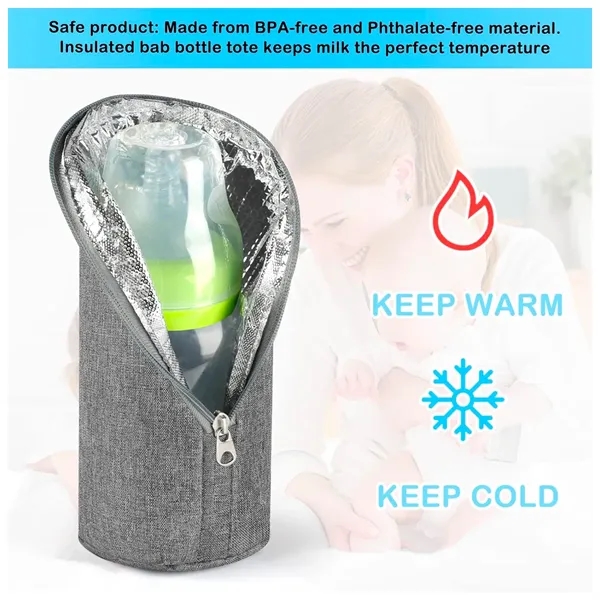 Insulated Baby Bottle Cooler Breastmilk Warmer Bag - Insulated Baby Bottle Cooler Breastmilk Warmer Bag - Image 3 of 4