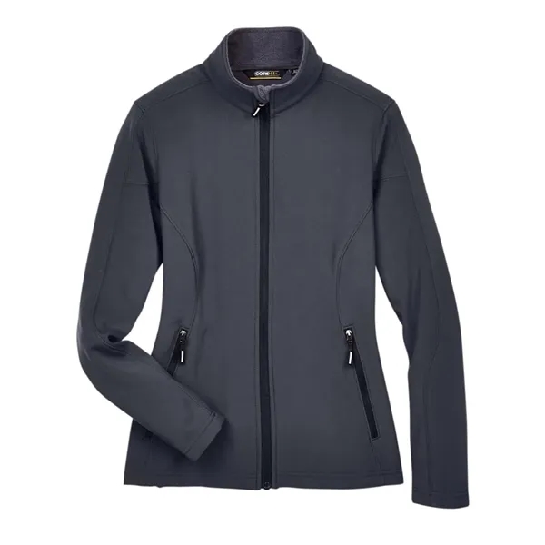 CORE365 Women's Cruise Two-Layer Fleece Bonded Soft Shell... - CORE365 Women's Cruise Two-Layer Fleece Bonded Soft Shell... - Image 3 of 8