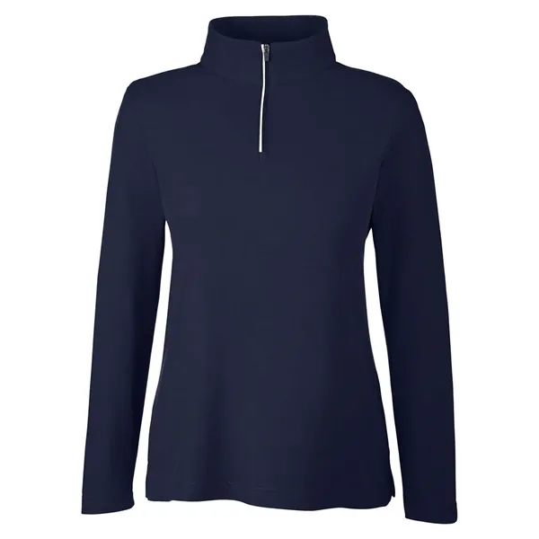 CORE365 Women's Fusion ChromaSoft™ Pique Quarter-Zip Pull... - CORE365 Women's Fusion ChromaSoft™ Pique Quarter-Zip Pull... - Image 9 of 24