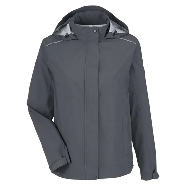 CORE365 Women's Packable Rain Jacket - CORE365 Women's Packable Rain Jacket - Image 3 of 8