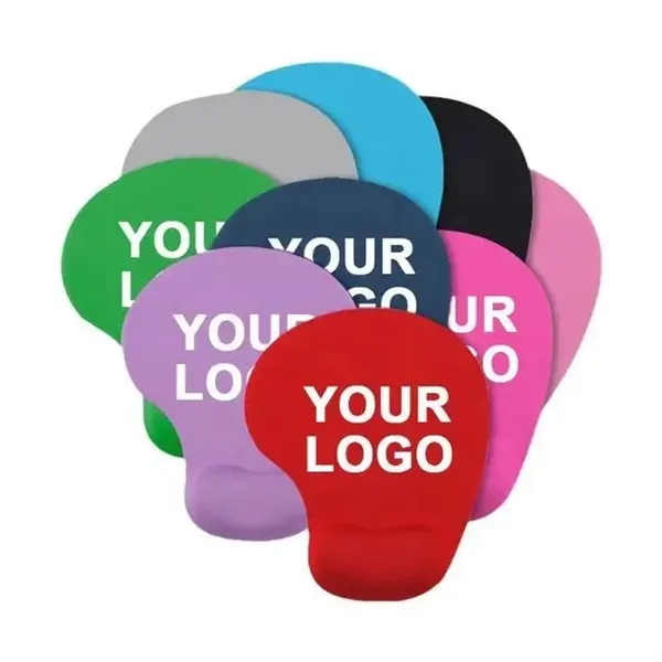 Ergonomic Mouse Pad with Gel Wrist Rest Support - Ergonomic Mouse Pad with Gel Wrist Rest Support - Image 0 of 5