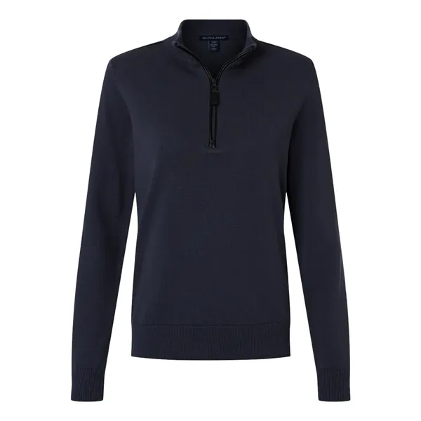 Devon & Jones Women's New Classics Quarter-Zip Sweater - Devon & Jones Women's New Classics Quarter-Zip Sweater - Image 5 of 6