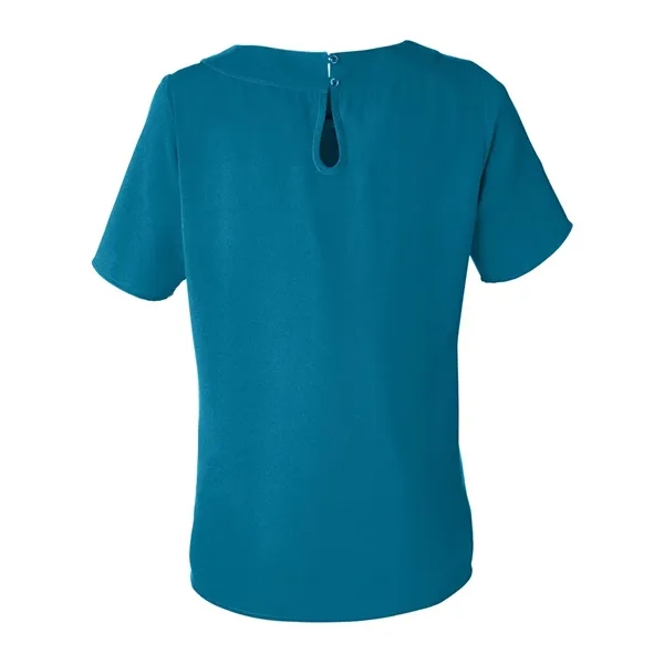 Devon & Jones Women's Perfect Fit™ Boat Neck Blouse - Devon & Jones Women's Perfect Fit™ Boat Neck Blouse - Image 6 of 12