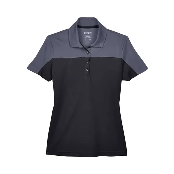CORE365 Women's Balance Colorblock Performance Pique Polo