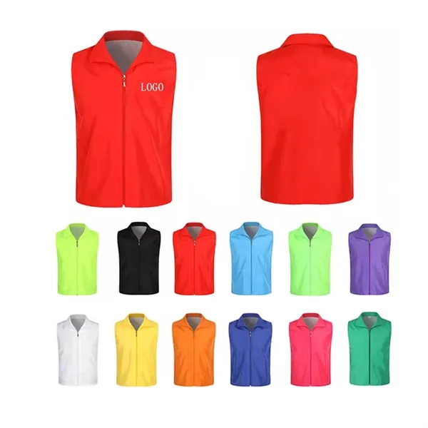 Unisex Advertising Vest VOLUNTEER T-Shirt - Unisex Advertising Vest VOLUNTEER T-Shirt - Image 0 of 3