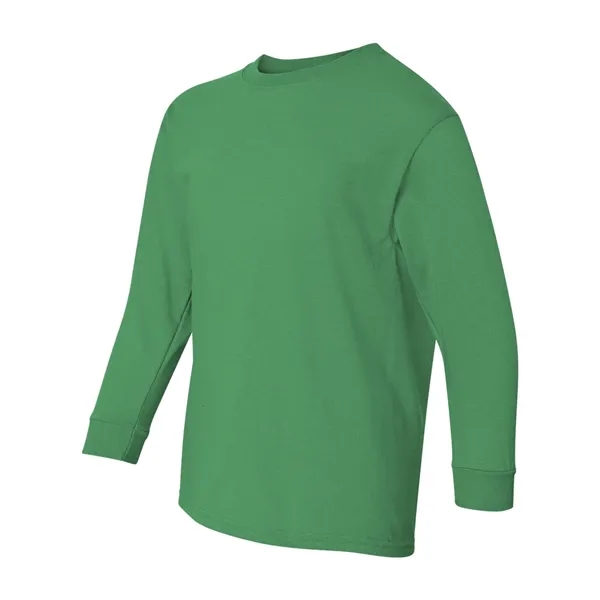 Gildan Youth Heavy Cotton™ Long Sleeve T-Shirt - Gildan Youth Heavy Cotton™ Long Sleeve T-Shirt - Image 14 of 33
