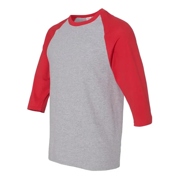 Gildan Unisex Heavy Cotton™ Raglan Three-Quarter Sleeve T... - Gildan Unisex Heavy Cotton™ Raglan Three-Quarter Sleeve T... - Image 8 of 25