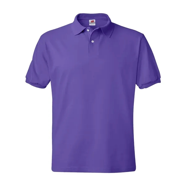 Hanes Men's EcoSmart® Jersey Polo - Hanes Men's EcoSmart® Jersey Polo - Image 42 of 48