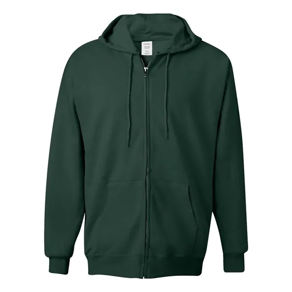 Hanes Unisex Ultimate Cotton® Full-Zip Hooded Sweatshirt - Hanes Unisex Ultimate Cotton® Full-Zip Hooded Sweatshirt - Image 12 of 32