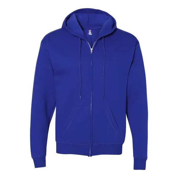 Hanes Unisex EcoSmart® Full-Zip Hooded Sweatshirt - Hanes Unisex EcoSmart® Full-Zip Hooded Sweatshirt - Image 8 of 14