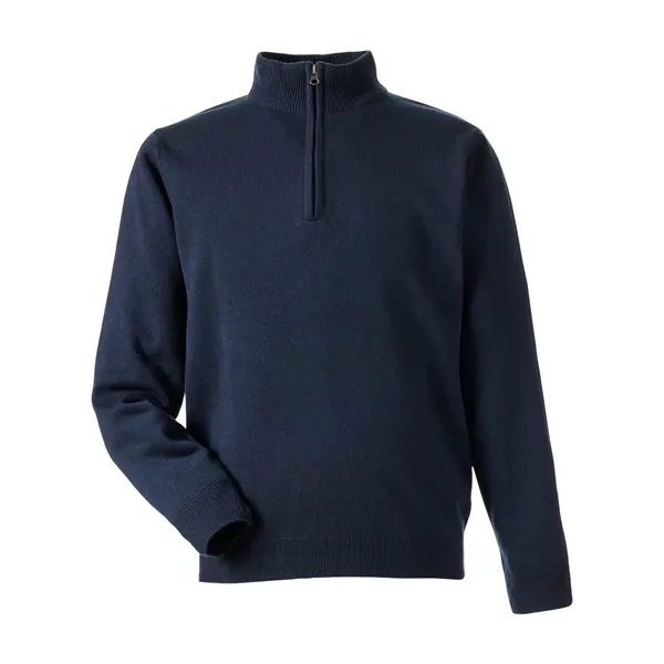 Harriton Unisex Pilbloc™ Quarter-Zip Pullover Sweater - Harriton Unisex Pilbloc™ Quarter-Zip Pullover Sweater - Image 3 of 6