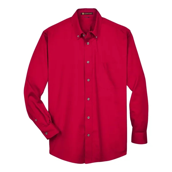 Harriton Men's Easy Blend™ Twill Shirt - Harriton Men's Easy Blend™ Twill Shirt - Image 17 of 30
