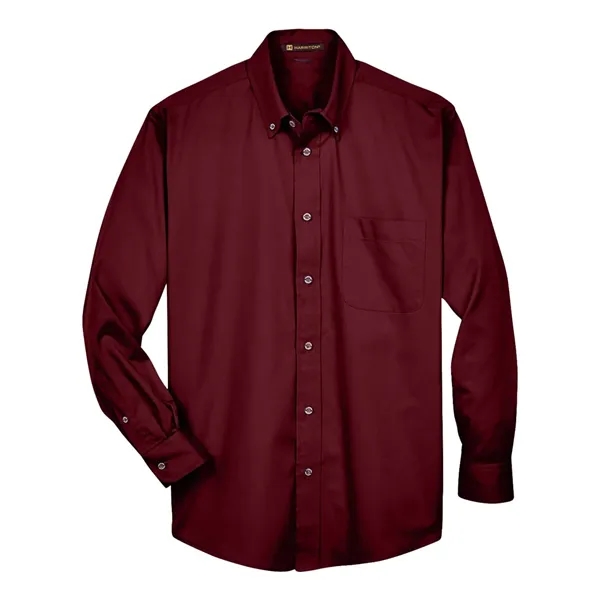 Harriton Men's Easy Blend™ Twill Shirt - Harriton Men's Easy Blend™ Twill Shirt - Image 29 of 30