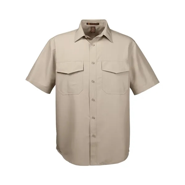 Harriton Men's Key West Short Sleeve Performance Staff Shirt - Harriton Men's Key West Short Sleeve Performance Staff Shirt - Image 4 of 7