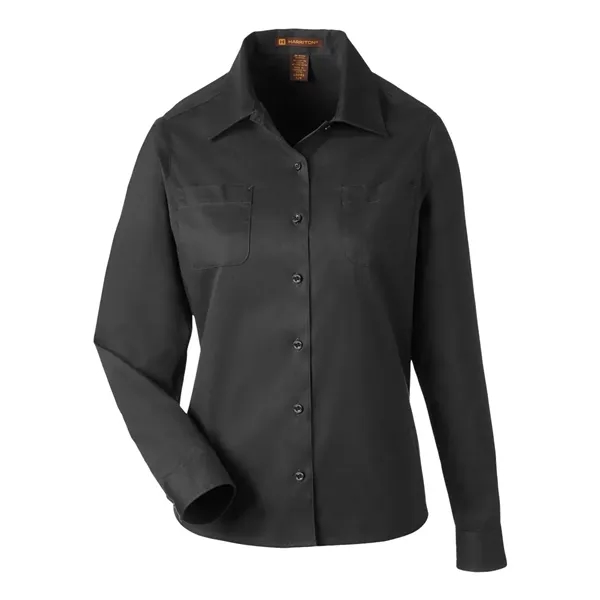 Harriton Women's Advantage IL Workshirt - Harriton Women's Advantage IL Workshirt - Image 3 of 8