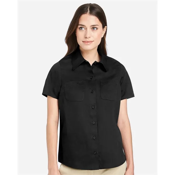 Harriton Women's Advantage IL Short Sleeve Dress Shirt - Harriton Women's Advantage IL Short Sleeve Dress Shirt - Image 0 of 8
