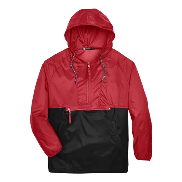 Harriton Unisex Packable Hooded Nylon Jacket - Harriton Unisex Packable Hooded Nylon Jacket - Image 5 of 8